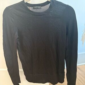 Rag & Bone Black Sweater
